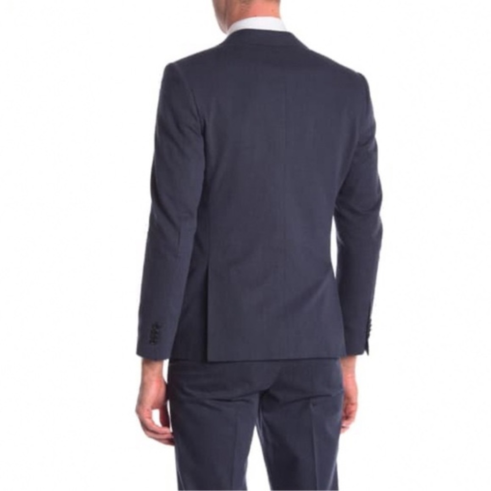 John Varvatos Bedford Blue Notch Lapel Suit Jacket - Picture 2 of 6